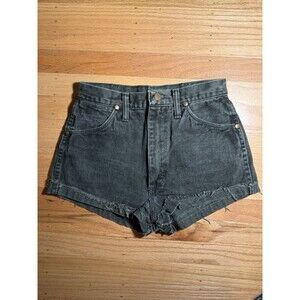 Vintage Wrangler 80s Green Jean Shorts Short Shorts 26" Waist
